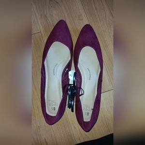 Time and Tru Women's Point Toe Ballet Flat